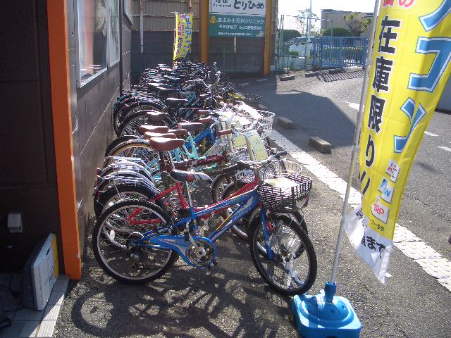 ツツジが咲き、自転車が大量入荷いたしました！！