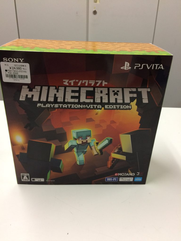 ★マインクラフト★PSVITAマイクラエディション入荷しました。