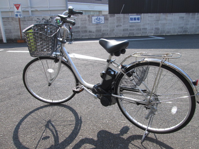 ほとんど未使用♪パナソニック電動自転車お売り頂きました。