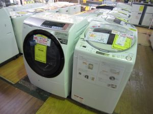 大容量洗濯機　オススメの一品　シャープドラム式洗濯機　未使用アウトレット品販売中♪