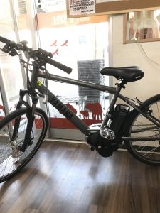 どんな道も楽々♫ロードバイク型電動自転車お譲り頂きました。