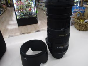 お父さんの強い味方 シグマ 50-500mm望遠レンズ入荷しました。