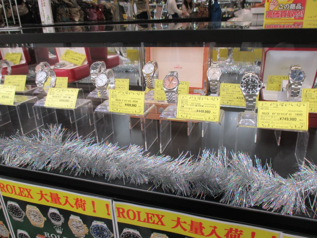 ロレックス大量陳列中♪ROLEXが欲しいならジャングルジャングル岸和田和泉インター店