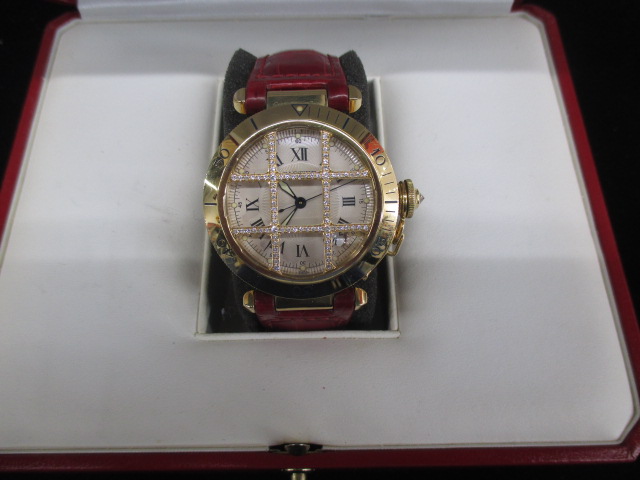 カルティエの腕時計　パシャグリッド　売るならやっぱりサカイ引越センターグループのジャングルジャングル岸和田和泉インター店
