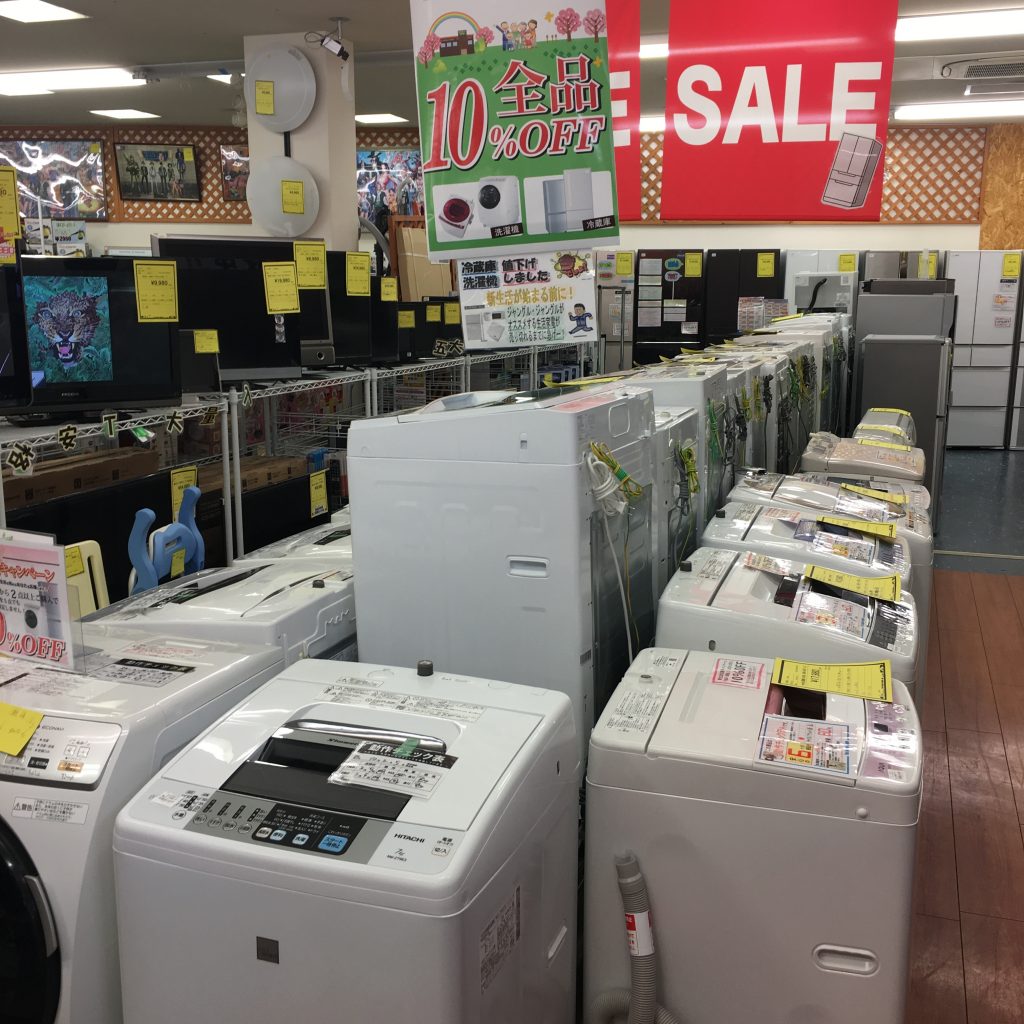 リサイクルショップ　ジャングルジャングル岸和田店　冷蔵庫＆洗濯機大量入荷しました☆