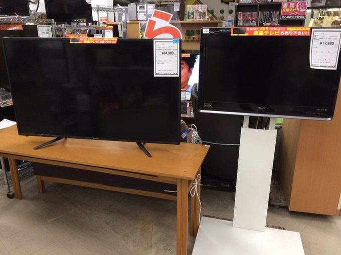 TVの在庫を豊富に取り揃えております！【柏店】