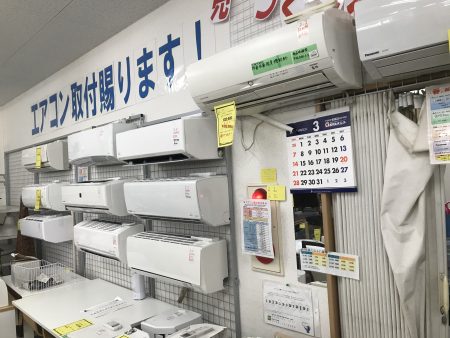 エアコン在庫量多数あります　【サカイ石津店】