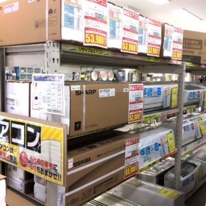 ジャングル全店!新品エアコン、激安販売中!!