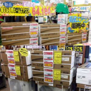 ジャングル全店!新品エアコン、激安販売中!!