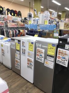 アウトレット洗濯機、冷凍庫　多数陳列中！【イズミヤ広陵店】